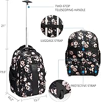 KROSER 17-inch Laptop Rolling Backpack — image 2