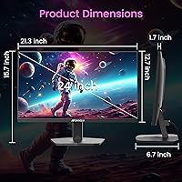 SANSUI 24 Inch Gaming Monitor 160Hz FHD 1080p — image 6