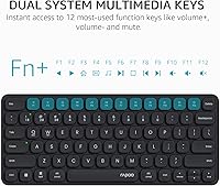 Rapoo 9010M Multi-Device Keyboard and Mouse Combo — image 6