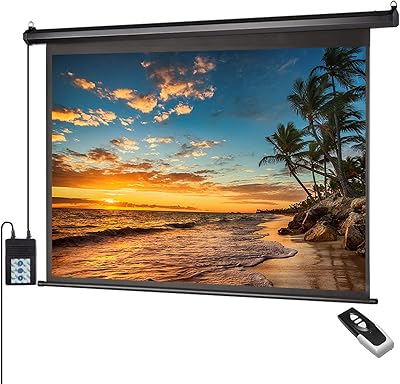 ZUEDA 100 Inch Motorized Projector Screen