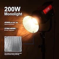 GVM SD200B 200W LED Video Light — image 2