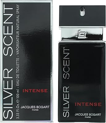 Jacques Bogart Silver Scent Intense Men Eau De Toilette Spray, 3.33oz