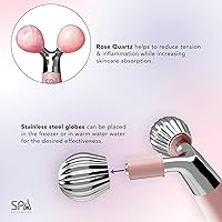 Spa Sciences ISLA Ice + Heat Contouring Roller with Rose Quartz Globes — image 6