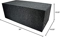 American Sound Connection 212VH Dual 12″ Subwoofer Enclosure — image 5