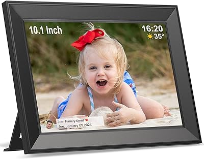 Annalivkg Frameo 10.1″ Digital Photo Frame