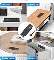 VILONG Recessed Power Strip with PD 20W USB-C Fast Charging — image 6