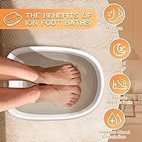 LeCuag Ionic Bath Foot Basin with 100 Liners — image 3