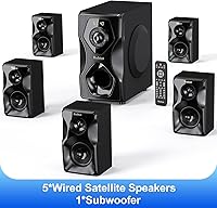 Bobtot B48 5.1 Channel Surround Sound Speaker System — image 9