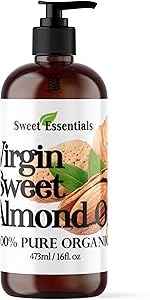 Sweet Essentials Organic Unrefined Virgin Sweet Almond Oil 16 Fluid Ounces Review