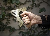 Bearded Axe Beard Comb | Green & Golden Sandalwood — image 8