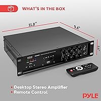 Pyle PMX3500PH Bluetooth PA Mixing Amplifier — image 6