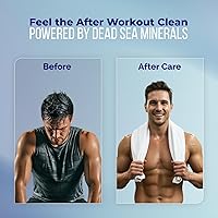 Dead Sea Collection TOP 10 ACTIVE Men's Body Wash 3 in 1 – Sandalwood – 33.8 Fl. Oz. (2-Pack) — image 7