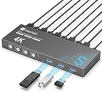 Steetek 4-Port USB 3.0 HDMI KVM Switch — image 1