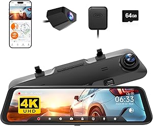 WOLFBOX G850 12″ 4K Mirror Dash Cam Review