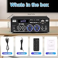 Romicta BT-398 450W Stereo Audio Amplifier — image 8