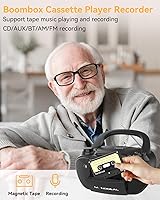 MONODEAL CD1016 Cassette Tape Player with Bluetooth — image 2