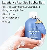 New Miuz Collagen Luxury Bubble Bath with Oatmeal Milk & Honey, 11.29oz — image 3
