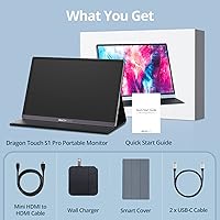 Dragon Touch S1 Pro 15.6-Inch 4K Portable Monitor — image 7