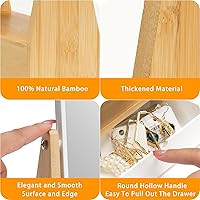 YEAKE Vanity Double Sided Magnifying Makeup Mirror with Storage — image 5