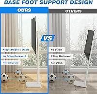 Rfiver Swivel Floor TV Stand with Mount for 32-60 inch TVs — image 3