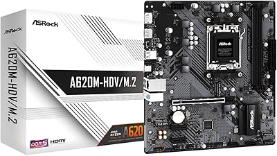 ASRock A620M-HDVM.2 Micro-ATX AM5 Motherboard
