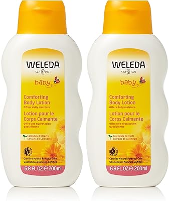 Weleda Baby Calendula Comforting Body Lotion 6.8oz (Pack of 2)