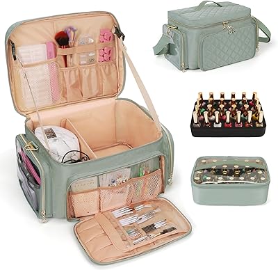 Bagmoly Nail Polish Organizer Green