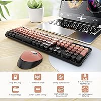 SkyGive Aurora Red Wireless Keyboard and Mouse Combo — image 2