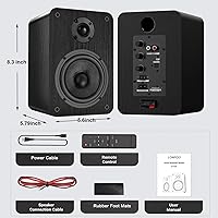 LONPOO LP42 Bluetooth Bookshelf Speakers — image 7