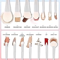 Docolor 14Pcs Makeup Brushes Set - Pink — image 3