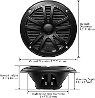 BOSS Audio Systems MR6W 6.5 Marine Speakers — image 3