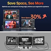 VisionOwl 15.6″ Dual Foldable Portable Monitor — image 4