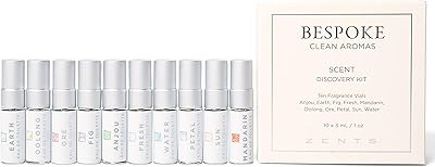 Zents Fragrance Sampler Gift Set, 10 Mini Eau de Perfume (1.5mL each)