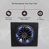 Rockville RVB12.1A 500W Active 12-inch Car Subwoofer — image 2