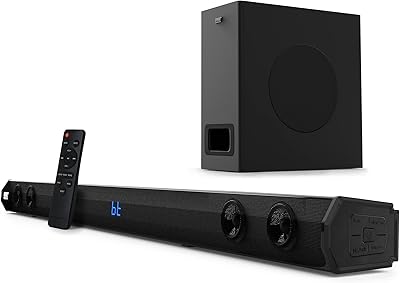 PyleUsa PSBV28HB 2.1 Channel Soundbar with Wireless Subwoofer