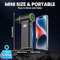 AUKZON Compressed Air Duster with Flashlight — image 7