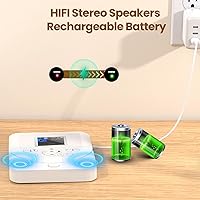 Erasiny CD535B Portable CD Player with Bluetooth — image 4