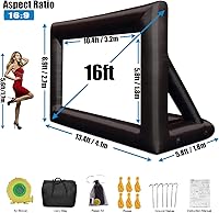 CZGBRO 16FT Inflatable Projector Screen — image 4