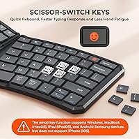 MEETION K9880 Ergonomic Foldable Bluetooth Keyboard — image 3