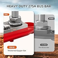 RVBOATPAT 12V 275A Bus Bar Power Distribution Block — image 3
