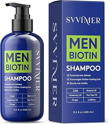 Svvimer Hair Growth Shampoo for Men - 13.5 Fl Oz