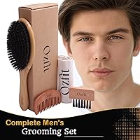 OZFIT 100% Boar Bristle Hair Brush — image 5