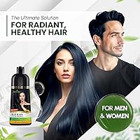 Herbishh Hair Color Shampoo - Blue Black, 500mL — image 2