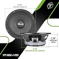 Timpano TPT-MR6-4 PRO 6.5 Inch Shallow Midrange Speaker — image 3