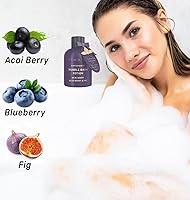 New Miuz Antioxidant Bubble Bath with Acai Berry, Blueberry & Fig, 12.35oz — image 4