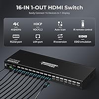 TESmart HSW1601A1U 16×1 HDMI Switch 4K@60Hz — image 2