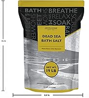 Aromasong Dead Sea Salt 19 Lbs Fine Grain Bulk — image 8