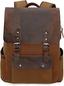 Modoker Waxed Canvas Backpack 15.6 Inch Review