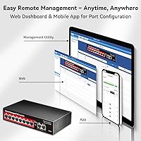 STEAMEMO 8-Port PoE+ Switch 120W — image 4