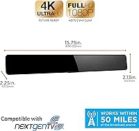 UltraPro 47331 Amplified Indoor TV Antenna — image 2